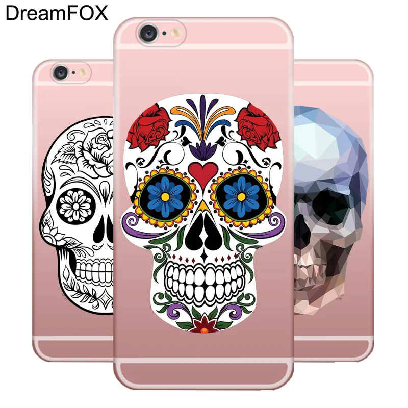 L048 Floral Sugar Skull Soft TPU Silicone Case Cover For Apple iPhone 11 Pro X XR XS Max 8 7 6 6S Plus 5 5S SE 5C 4 4S |