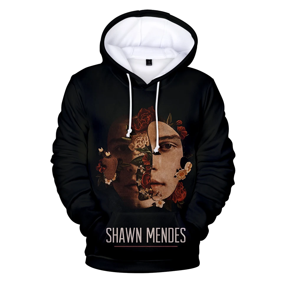 Мужские/женские толстовки с 3D принтом Shawn Mendes Осенние повседневные лидер