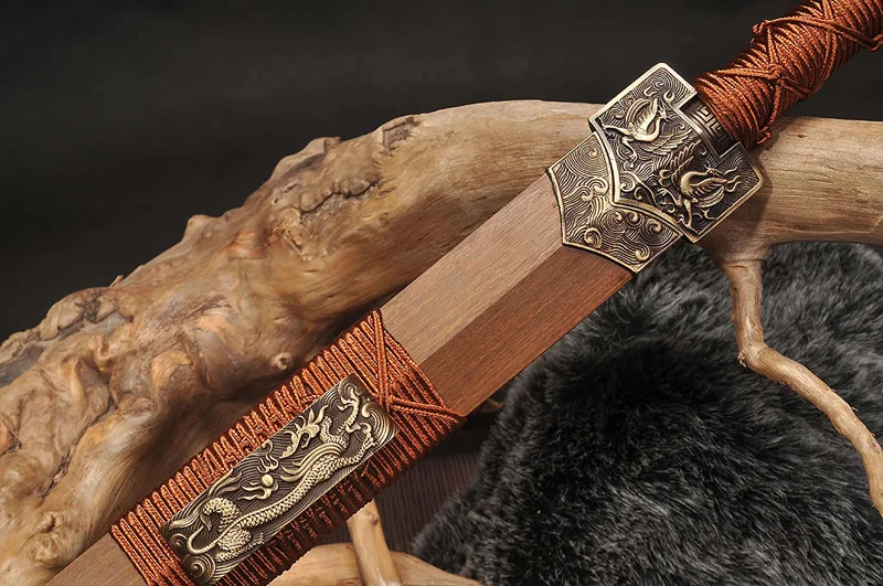 Китайская династия Хань династии дамасский меч изогнутая сталь пластинчатое лезвие полностью ручной работы функциональный настоящий меч коллекция домашнего декора меч