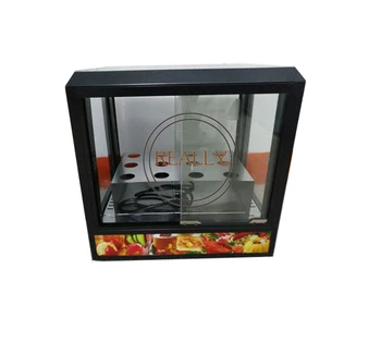 

High quality pizza counter display Kono pizza cone display warmer showcase for sale
