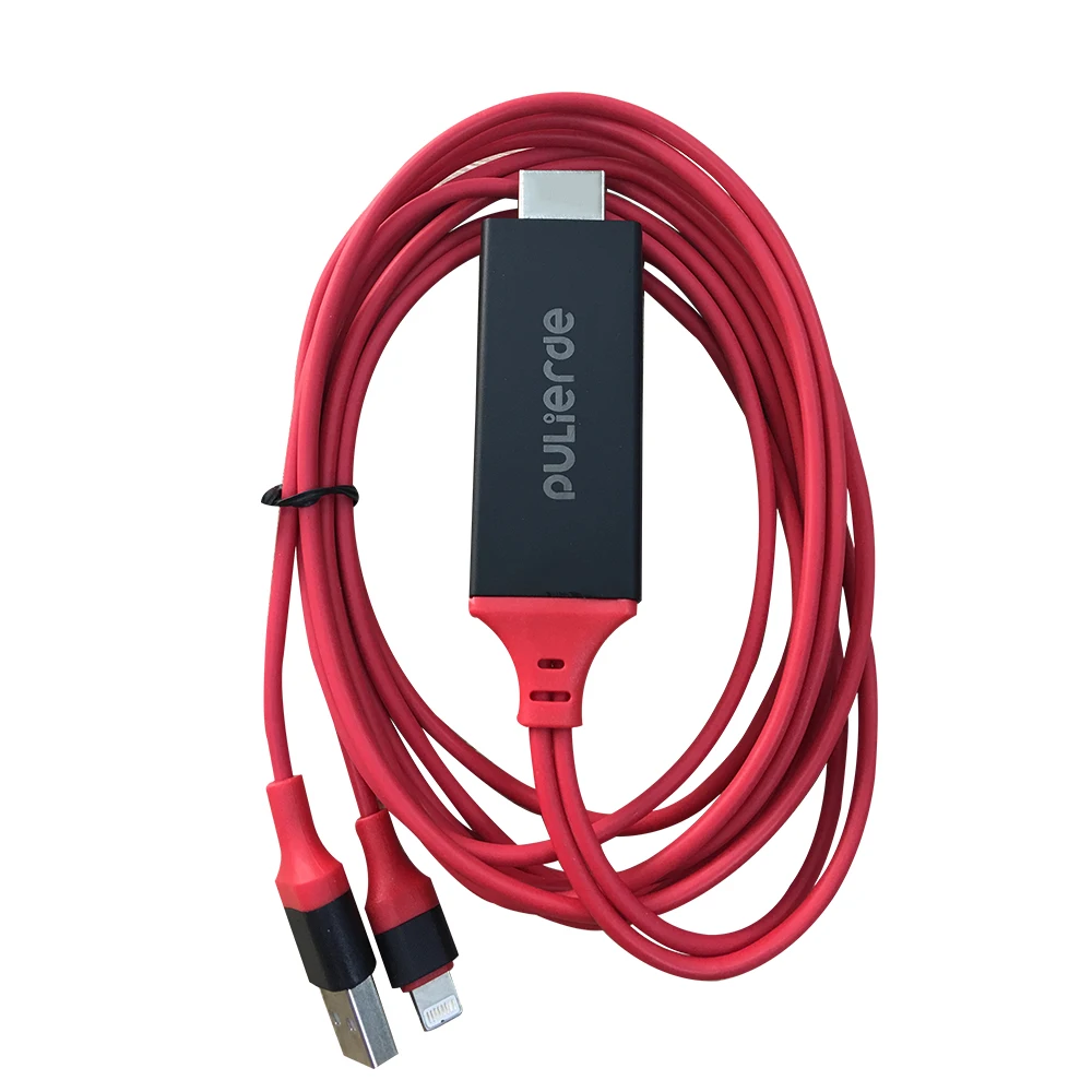 Поликлида 2 м 8 Pin к HDMI кабель адаптер 1080P HDTV цифровой для iOS 10 11 iPhone X 5 SE 6S 7 Plus iPad Air Pro