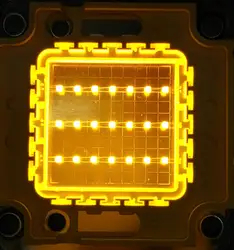 Бесплатная доставка, высокое Мощность 20 Вт светодиодный чип 800lm ~ 900lm, желтый светодиодные лампы свет лампы чипсы 38 * 38mil