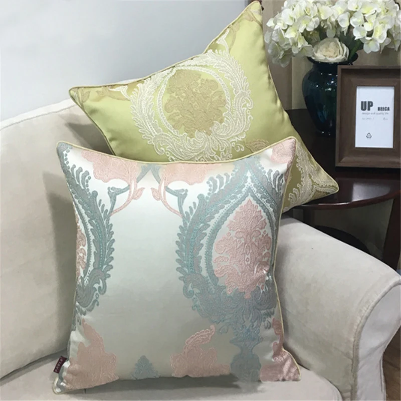 

Elegant Luxury Cushion Cover High Precision Jacquard Noble Coussin Pillowcase Mash Up Decorative Pillows Cover almofada cojines