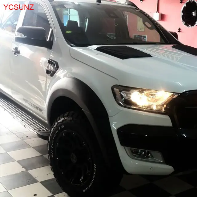 2016 2017 Fender Flare For Ford Ranger T7 Fender Accessories Black