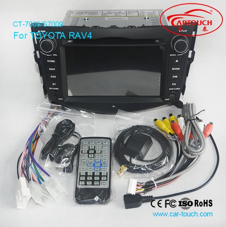 Excellent Cartouch 2Din 7inch Car DVD Player for TOYOTA RAV4 2008~2012 Car Stereo GPS Navigation Bluetooth iPod Radio FM AM RDS Free Map 5