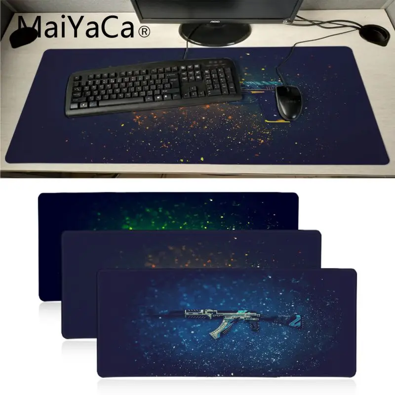 MaiYaCa Custom Skin CS GO GUN Laptop Gaming Mice Mousepad BIG SIZE Rubber Game Mouse Pad fot dota2  CS GO gamer