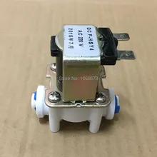 Электромагнитный клапан 220 V, 1/4 ''шланговый клапан, RO клапан, электрические клапаны для питьевой воды RO контроллер