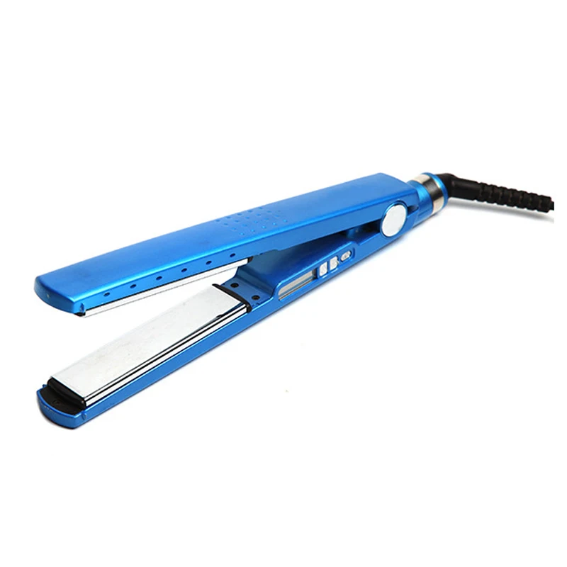 

Blue Fast Professional Ceramic Straightener hair Digital Flat Iron Vapor Comb Hair Styles Straightener Irons Lisseur