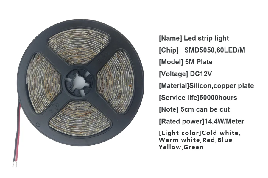 5 м Светодиодная лента 5050SMD лента Светодиодная гибкая лампа RGB теплый wihte красный зеленый синий 12 В постоянного тока