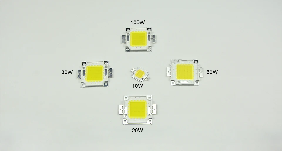 DC 12V 36V 10W 20W 30W 50W 100 Вт белый/теплое белое светодиодное освещение чип COB Интегрированный Светодиодный диоды для подавления переходных скачков напряжения для DIY Точечный светильник лампочка