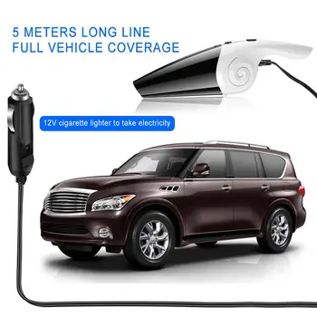 

Portable Car Vacuum Cleaner Wet And Dry Dual Use Super Suction Hand-held Car Cleaner Car Cleaning Tool High Power 120 W/12V