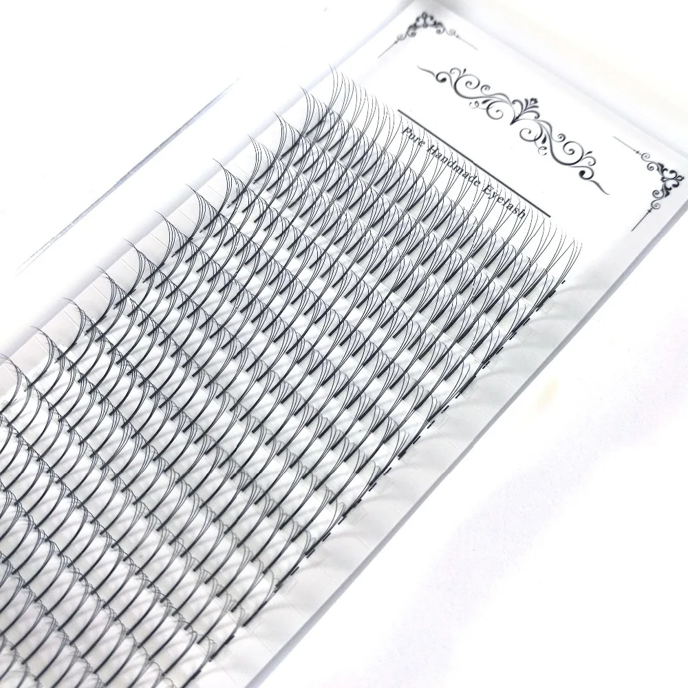 

New Big capacity 16 lines 3D Russian C/D Volume Eyelashes Extension Short Stem Pre made Fans Lash Eyelash Individual Extensions