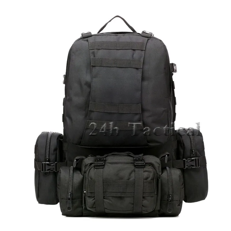 50L большой камуфляж унисекс военный тактический рюкзак для наружного использования Рюкзаки Кемпинг Туризм Охота Спортивные Сумки