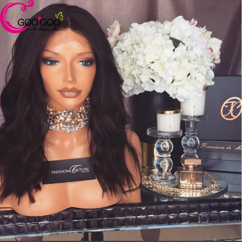 

Grade 7A Short Lace Front Wigs Human Hair Unprocessed Virgin Glueless Full Lace Wigs Baby Hair Brazilian Wig For Black Women