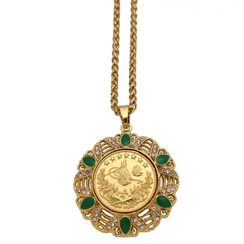 

ZKD islam muslim Turkey Coins Ottoman coins Pendant Necklace