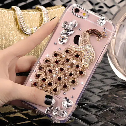 LaMaDiaa For Samsung S7 S8 S9 S10 S20 Ultra Note 5 8 9 10 Plus Bling Luxury Crystal Rhinestone Peacock Diamond Soft Phone Case LaMaDiaa For Samsung S7 S8 S9 S10 S20 Ultra Note 5 8 9 10 Plus Bling Luxury Crystal Rhinestone Peacock Diamond Soft Phone Case