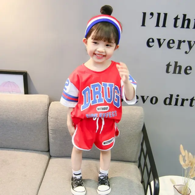 Buy 2018 Summer Running Sets Boys Kids Sportswear