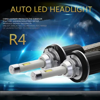 

2PCS HIGH POWER R4 90W Auto LED Headlamp H11 9012 12V 6000K White Bulbs HID Replacement H1 H4 H7 lights lighting for all cas