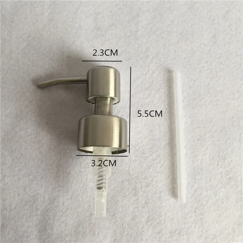 

Anti-Rust For Mason Jar Soap Lotion Dispenser Lid Pump Tube Silver 28/400 Thread Shampoo Accessories