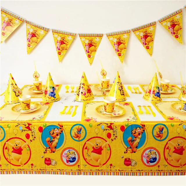 Disney Winnie The Pooh Piglet Tigger Kids Birthday Party Decoration