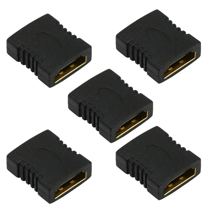 

5pcs HDMI Female to Female Coupler Extender Adapter Connector F/F HDTV Professional Drop Shipping Futural Digital JUN16