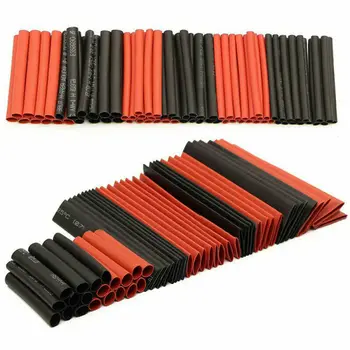 

127 Pcs 7 Size Heat Shrink mix Sleeve Electrical Cable Tube Tubing Wrap Wire UK