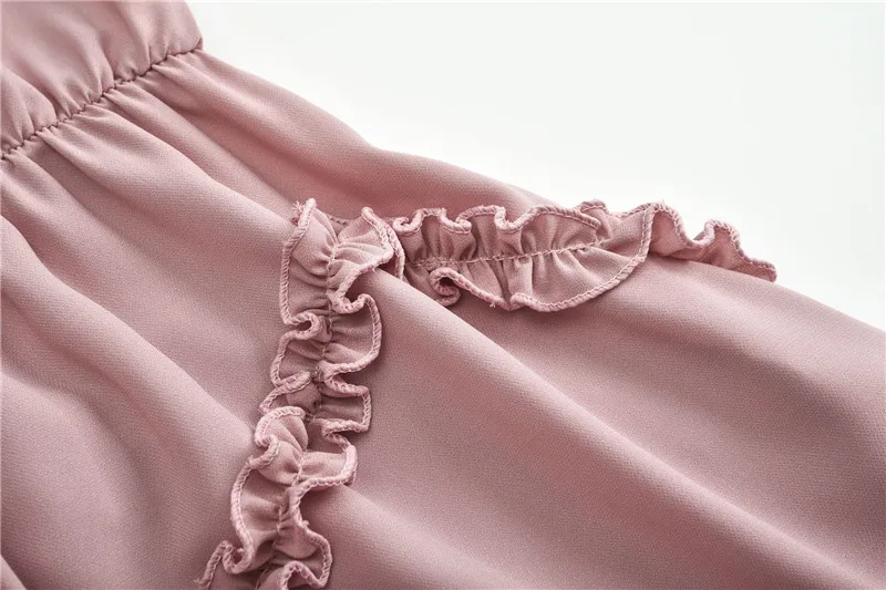 2019 женское сексуальное кружевное платье Летнее Бандажное платье с открытой спиной Короткие Розовые пляжные платья сплошной цвет Спагетти