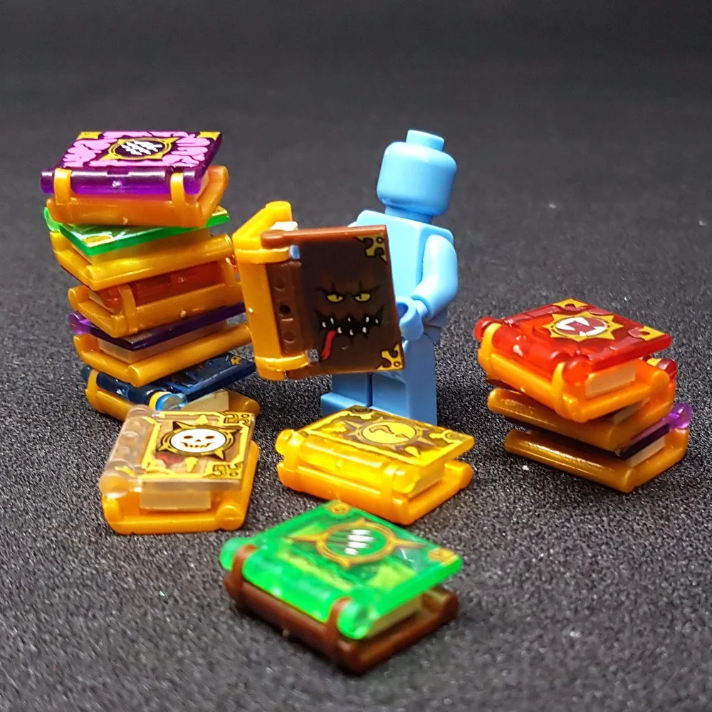 Распродажа кубики Moc DIY Nexus Knights Jestro волшебные книги игрушки развивающие фигурки