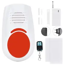 433 МГц беспроводной звуковой и световой сигнал детектор внутренней безопасности системы