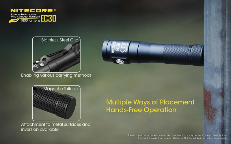 Nitecore EC30 1800 Lumens Compact Flashlight (17)