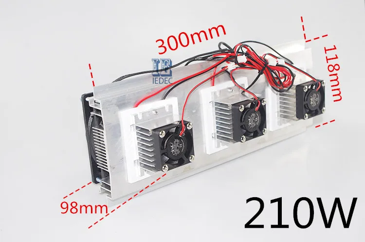 12В 210 Вт аквариум холодной воды машина чиллер термоэлектрический Пельтье охладитель охлаждения полупроводникового охлаждения