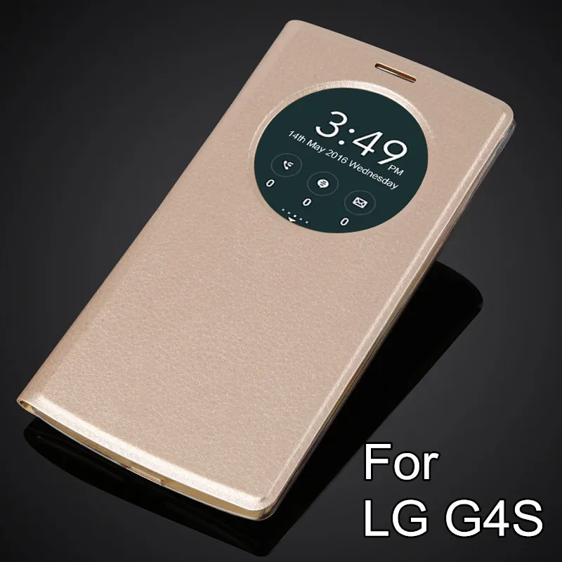 

For LG G4 Beat / G4 S / G4S 5.2" flip leather smart quick view cover case phone bag funda
