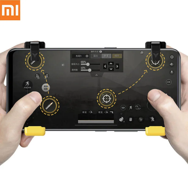 Original Xiaomi Flydigi Game Controller Left Right Gamepad Trigger Shooter Joystick for PUBG Mobile Game for iPhone Android H30