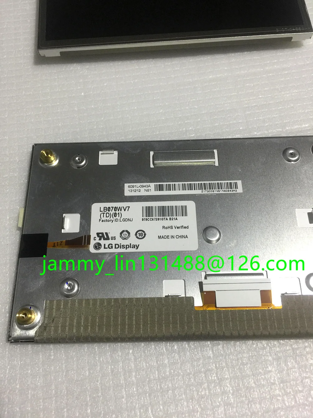 car display screen Free post 100%new L.G 7inch LCD display LB070WV7(TD)(01) LB070WV7 TD01 LB070WV7-TD01 screen for car GPS navigation LCD monitors rear view mirror camera system