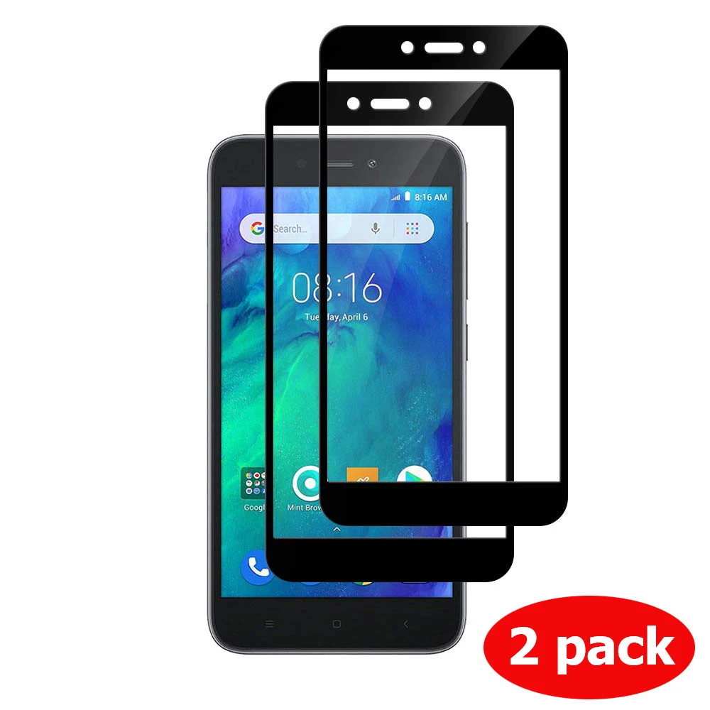 Защитное стекло на весь экран для Xiaomi Redmi Go защитная пленка из закаленного стекла