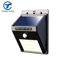 TRANSCTEGO солнечный светильник 12 Led панель человеческого тела индукционный датчик садовый светильник уличная лампа с батареей Lamparas Solares