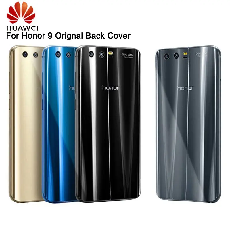 

HUAWEI Original Phone Cover For Huawei Honor 9 Honor9 STF-AL00 Authentic Phone Case Phone Cover Backshell