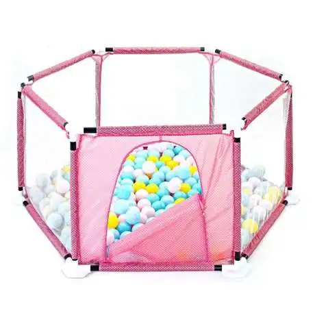 Baby Playpen fabric+metal baby fence baby crawling playpen toddler playfence foldable soft Game fence piscine a balle ball pool