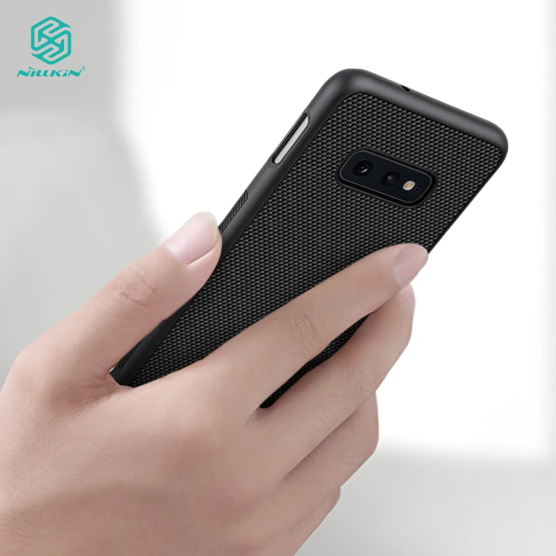 Nillkin нейлоновый чехол для Samsung Galaxy S10e текстурированный ТПУ + PC задняя крышка