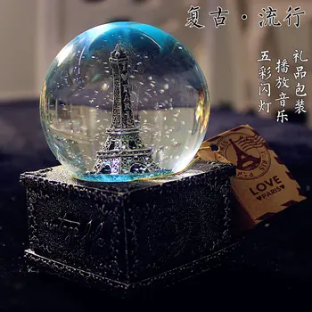

Christmas gift kids birthday gift Eiffel Tower girls send men and women friends send students bestie