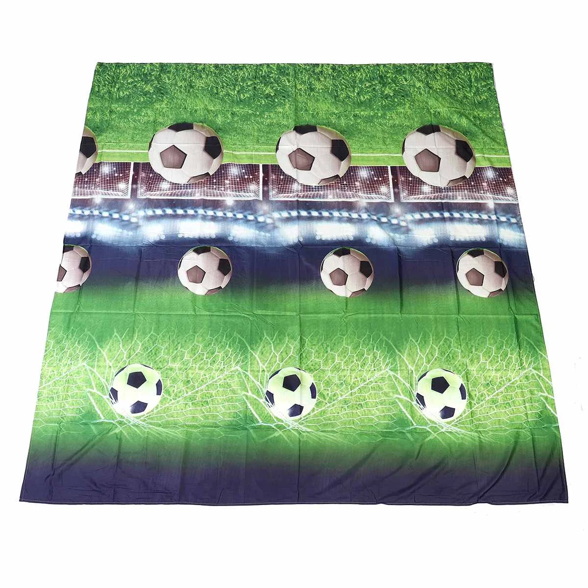 3Pcs Set 200cmx230 cm Fashion 3D Polyester Football Field Duvet cover Bedding Sets Cover Sets Pillowcase Sport Boy Gift Textile