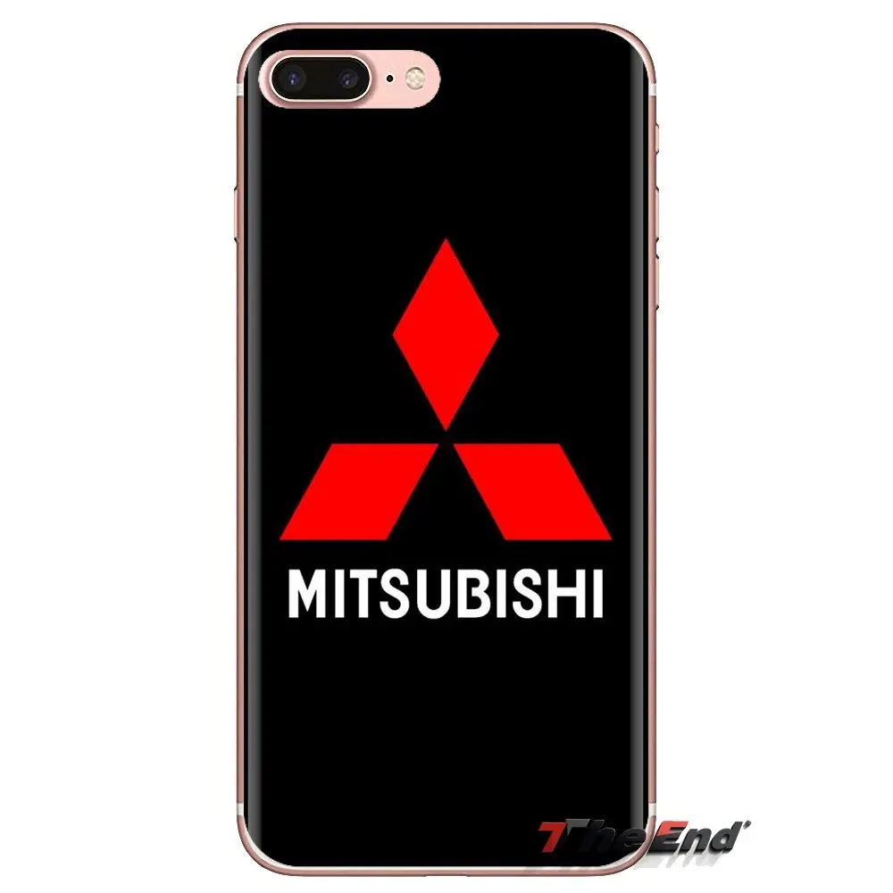 Автомобильный логотип Mitsubishi для iPod Touch Apple iPhone 4 4s 5 5S SE 5C 6 6 S 7 8 X XR XS Plus MAX прозрачные мягкие чехлы - Цвет: images 1