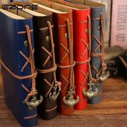 EZONE 2019 спиральная записная книжка PU кожаный чехол винтажный блокнот для путешественников креативный Пираты; якоря спиральная записная