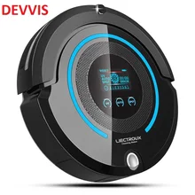 2017 Most Advanced Robot Vacuum Cleaner For Home Sweep Vacuum Mop Sterilize With Remote control LCD