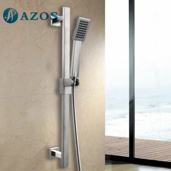 

Single Function Hand Shower Head with Adjustable Slide Bar, Brushed SUS304 Stainless Steel Color LYTZ023