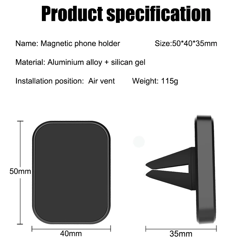 Fimilef магнитный держатель для телефона Подставка для iPhone samsung держатель телефона на вентиляции опора для сотового телефона магнитные держатели автомобильные аксессуары