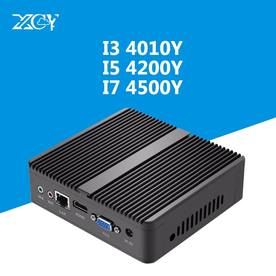 Mini PC Windows Intel Core i7-4500Y i5-4200Y i3-4010Y Fanless 4GB RAM 60G SSD Micro Computer HDMI VGA WiFi TV Box Windows Linux Mini PC Windows Intel Core i7-4500Y i5-4200Y i3-4010Y Fanless 4GB RAM 60G SSD Micro Computer HDMI VGA WiFi TV Box Windows Linux