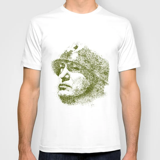 Mussolini For President, новинка, Мужская модная хлопковая футболка с коротким рукавом и круглым воротником,, топы, футболки