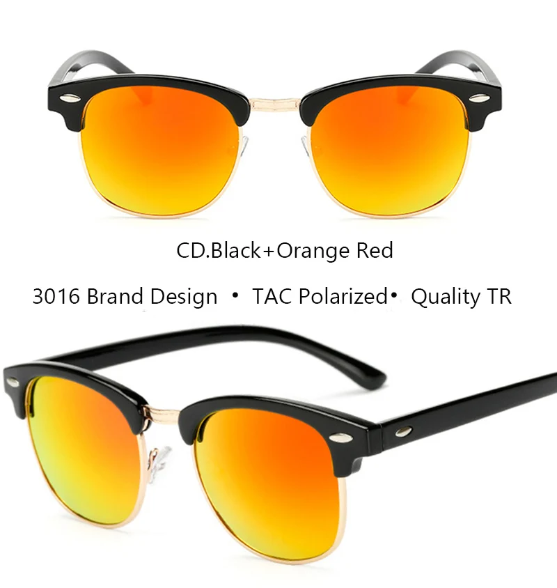 IVSTA 3016 металл солнцезащитные очки для Для мужчин солнцезащитных очков Для женщин Frame Марка вождения Сейм без оправы полукадра розовый - Цвет линз: Red