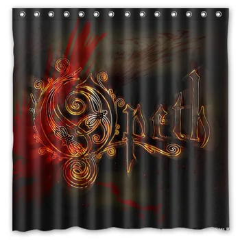 

2016 Opeth Waterproof Polyester Shower Curtain Mildewproof Bath Curtains Cortinas Para Banheiro 180x180CM